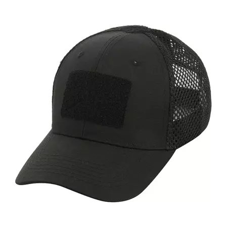 M-Tac Mesh Flex Ripstop BB Cap with Velcro, Black (40570002)