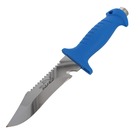 MAC Coltellerie Squalo 15 MR Blue Diving Knife 140mm (MC SQL15MR.B)