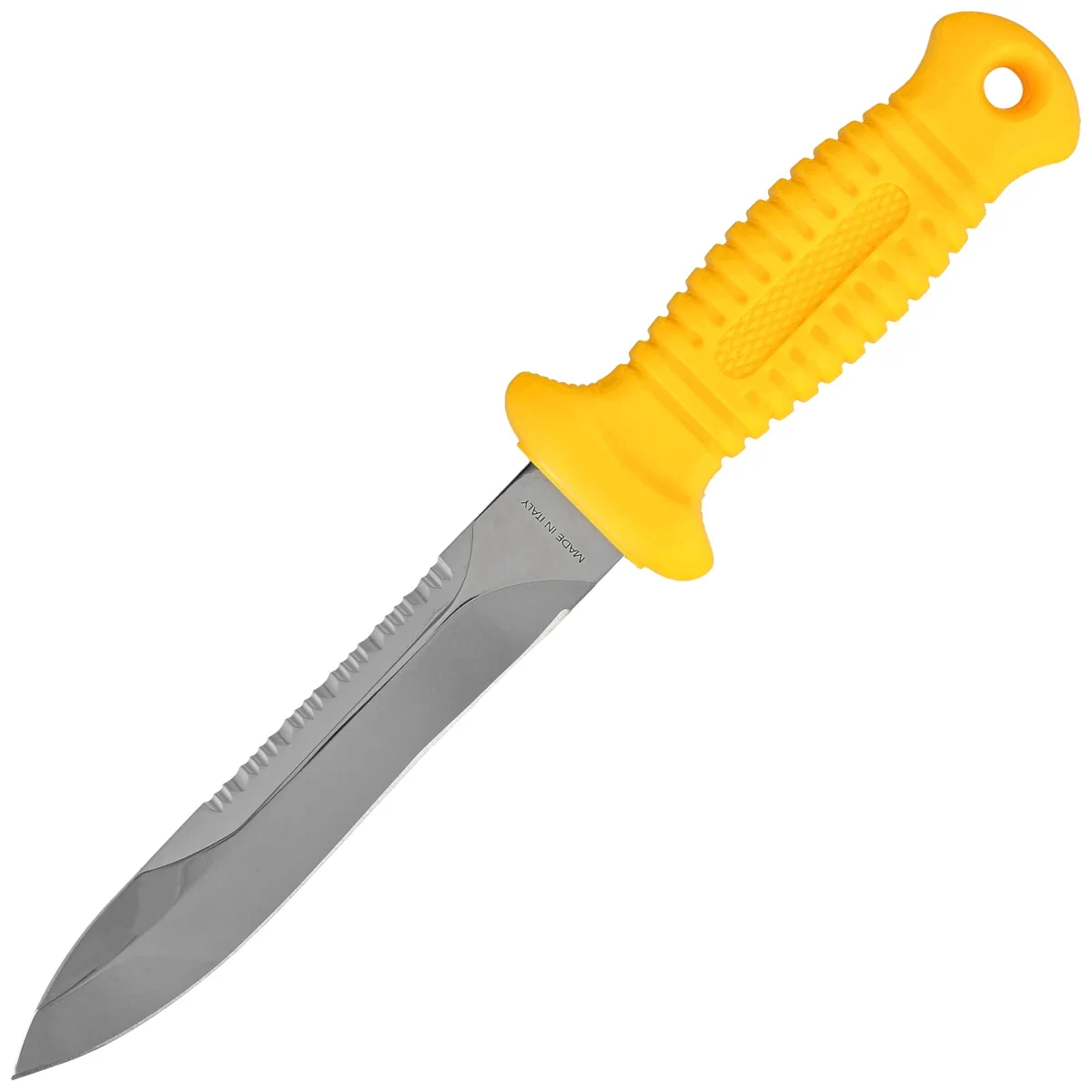 MAC Sub 15 D Yellow PP Diving Knife, Mirrow W 1.4116 (MC SUB15D.Y)