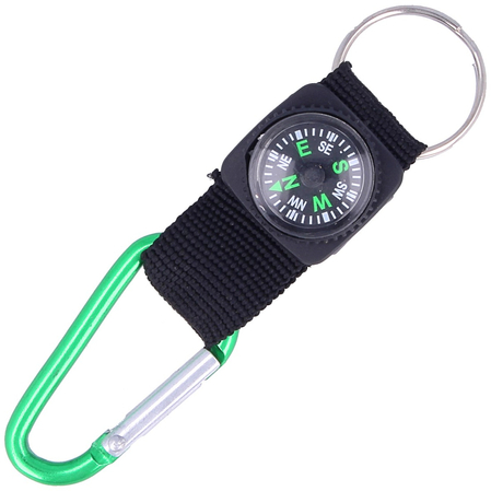 Martinez Albainox compass carabiner (09896 GREEN)