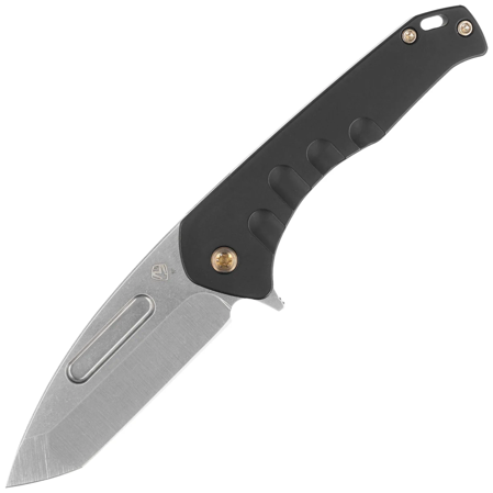 Medford Knife Praetorian Swift FL Flipper Tumbled Tanto, Black Handle, Bronze HW/Clip, S45VN (MKFF2064TT-42TM-T1C1-Q4)