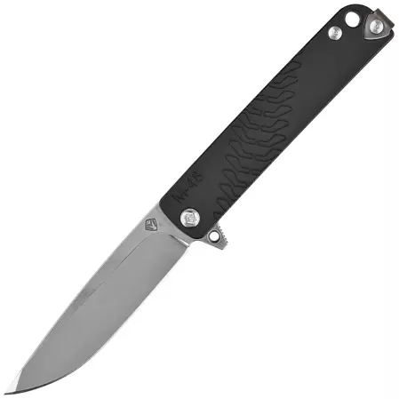 Medford M-48 Black PVD Aluminum, Std HW/Clip, Tumbled S35VN by Greg Medford (MK212STQ-42TM-TSCS-Q4)