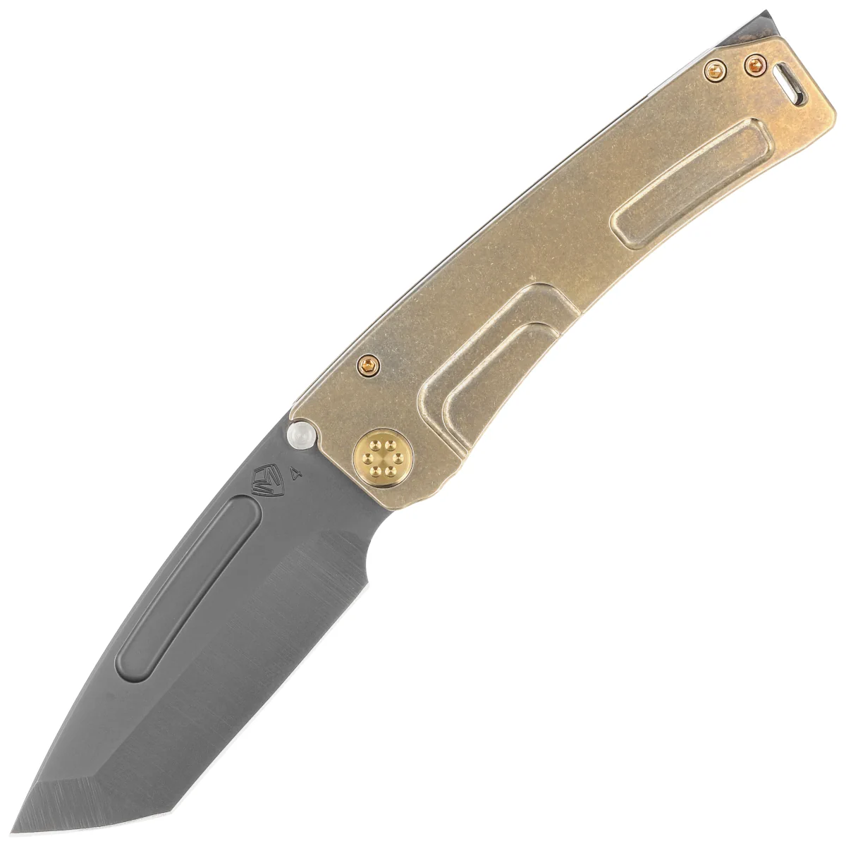 Medford Marauder-H T/E Bronze Titanium, Bronze HW/Clip, Black DLC S45VN by Greg Medford (MK045SPD-36A1-T1CP-BP)