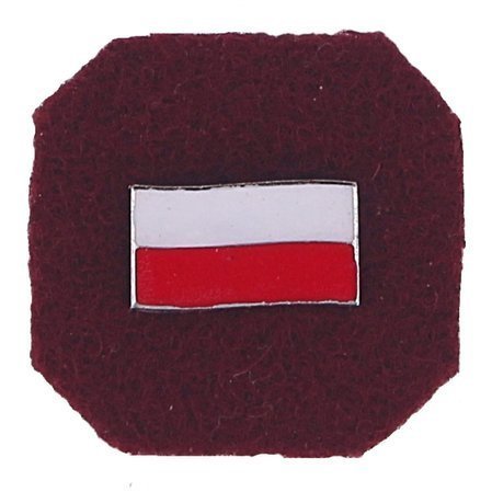 Metal Flag of Poland stamp (ZNAK-FLAGA-POL)