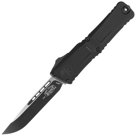 Microtech Combat Troodon S/E Gen III OTF Knife Black Aluminum, Tactical M390MK by Tony Marfione (1143-1T)