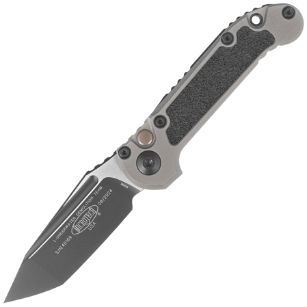 Microtech LUDT Gen III T/E Automatic Knife Natural Clear Aluminium/3M, Black M390MK by Tony Marfione (1136-1NC)