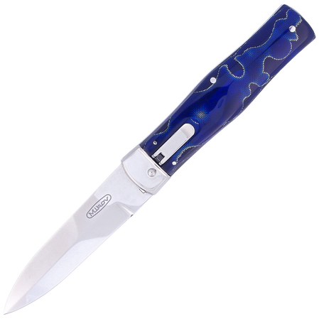 Mikov Predator Blue Raffir, Mirror N690 Knife (241-BRa-1/KP BLUE)