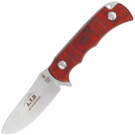 Muela ATB-9R All Terrain Blade Pakka Wood Knife, Stonewashed X50CrMoV15