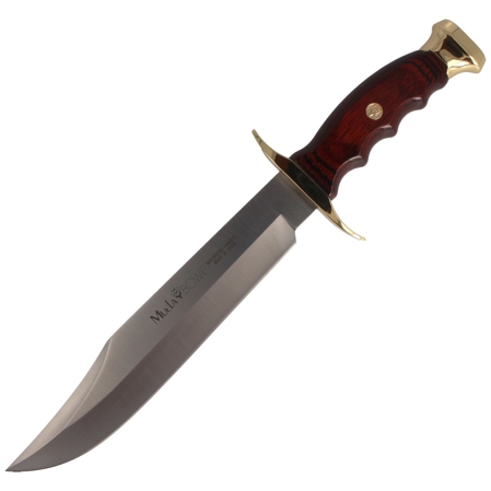 Muela BW-22 Red Pakka Wood Knife, Satin X50CrMoV15