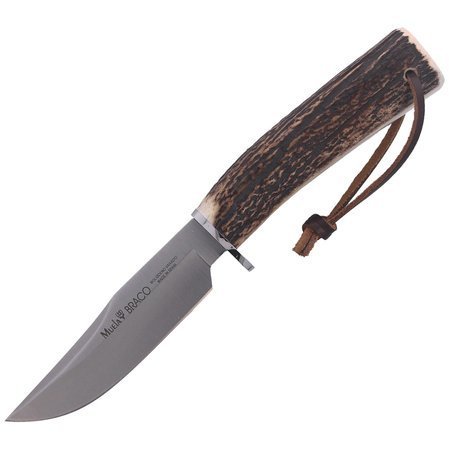 Muela Braco-11A Deer Stag Knife, Satin X50CrMoV15