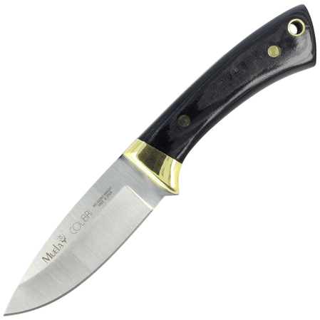 Muela Colibri COL-7MIC Black Micarta Knife, Satin X50CrMoV15