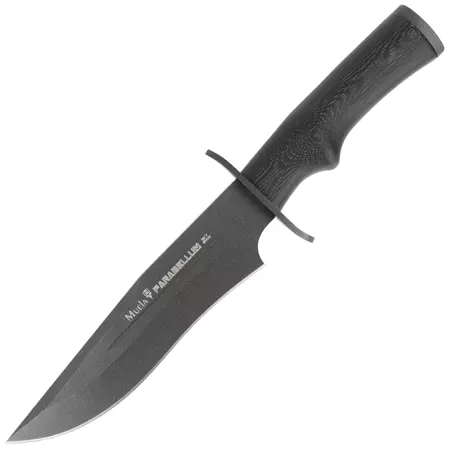 Muela Parabellum Black Micarta, PTFE Niflon 11 X50CrMoV15 knife (PARABELLUM-17N)