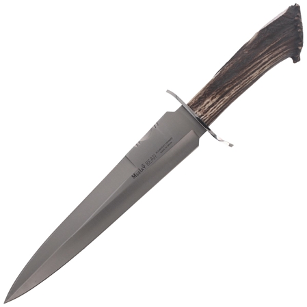 Muela Remate Crown Stag, Satin X50CrMoV15 Knife (BEAR-24S)