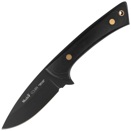 Nóż Muela Colibri COL-9MT Black Pakka Wood Knife, Black X50CrMoV15 