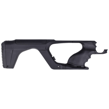 Pistol grip with flask for PCP Reximex RP air rifle, Black