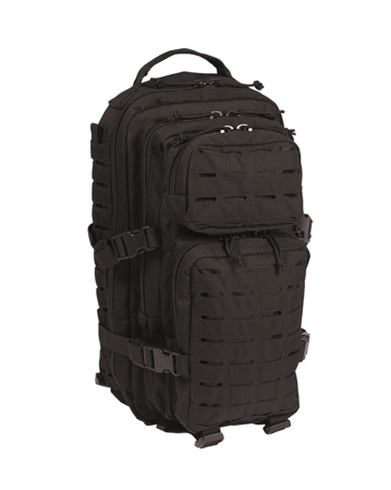 Plecak Mil-Tec US Black Laser Cut  Assault Backpack SM (14002602)