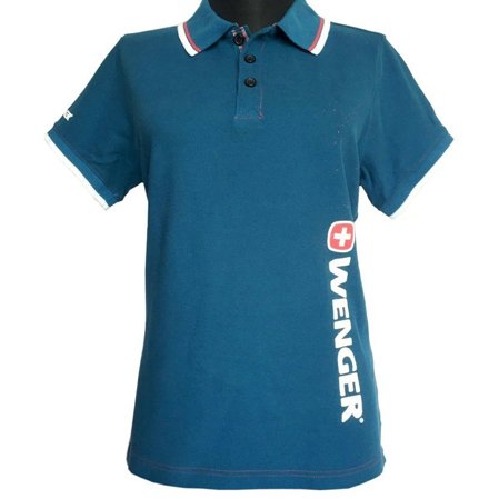 Polo         Wenger     Merchan.Logo.   Cotton   Pique       unis   mater 100% Cotton                      krótki rękaw blue.                     M  047/12