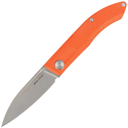 Real Steel Stella Orange G10, Stonewash VG-10 by Poltergeist Works (7052)