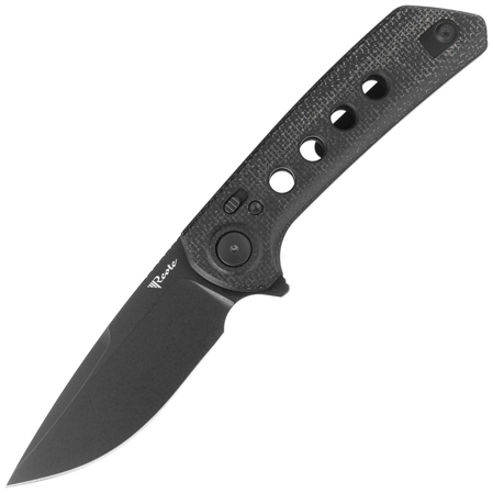 Reate PL-XF-2 Knife Black Micarta/G10 Inlay, Black PVD Nitro-V