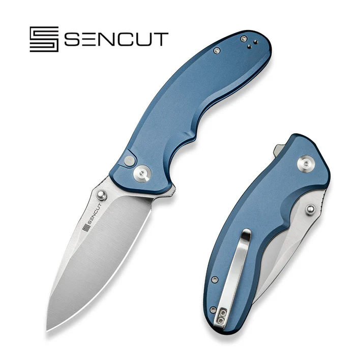 Sencut Cybrix Blue Aluminum, Satin 9Cr18MoV (S23098A-4)