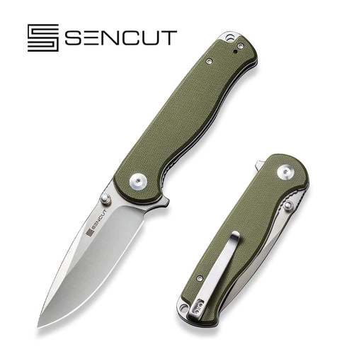 Sencut Errant Green G10, Satin 9Cr18MoV (S23054B-2)