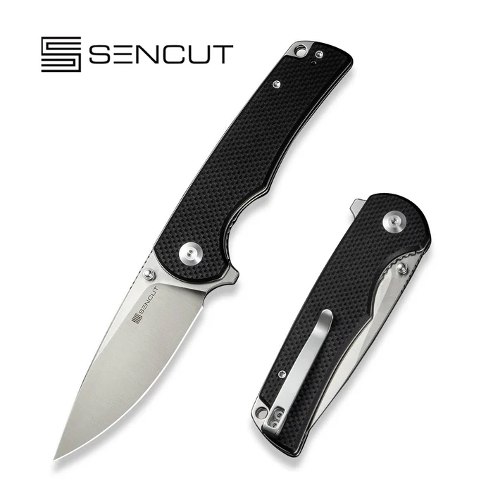 Sencut Praktisk Black G10, Satin 9Cr18MoV (S24019-1)