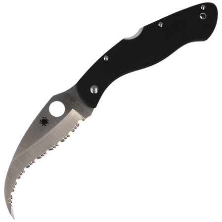 Spyderco Civilian G-10 Black SpyderEdge Knife (C12GS)