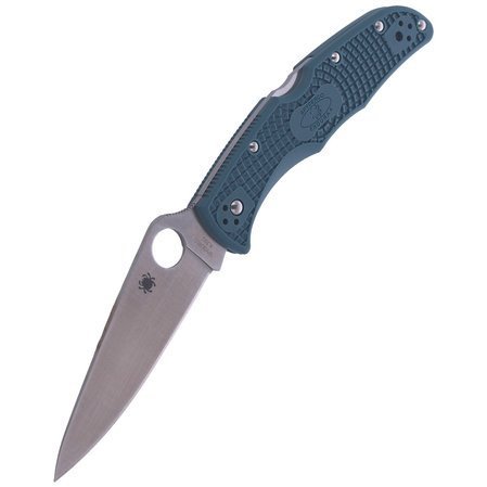 Spyderco Endura 4 Blue FRN K390 Plain knife (C10FPK390)