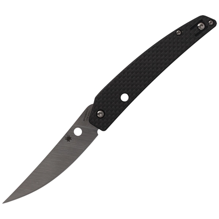 Spyderco Ikuchi Carbon Fiber / G-10 Laminate Plain knife (C242CFP)