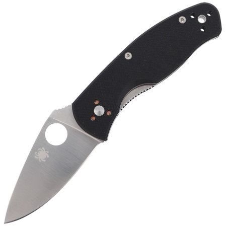 Spyderco Persistence G-10 Black PlainEdge Knife (C136GP)