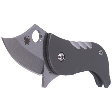 Spyderco Pochi Titanium Plain Knife (C256TIP)