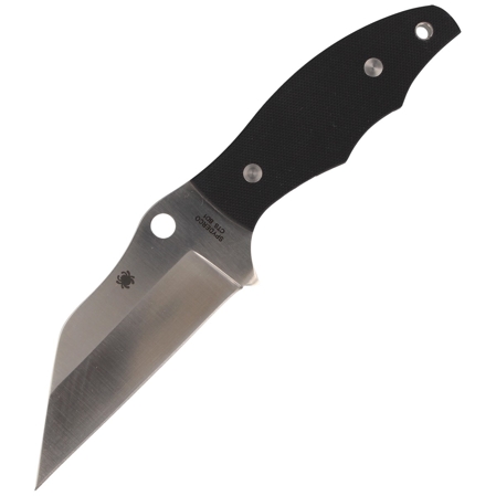 Spyderco Ronin 2 G-10 Black PlainEdge Knife (FB09GP2