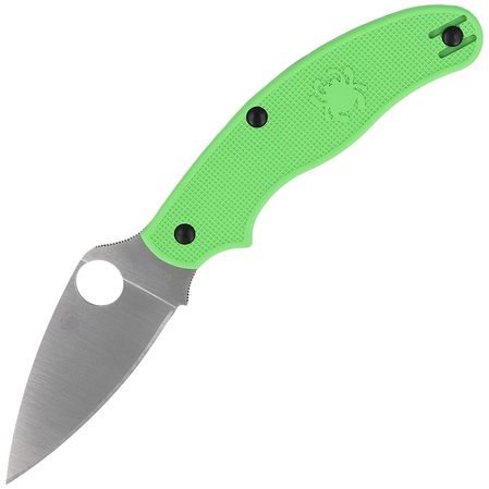 Spyderco UK Penknife Salt FRN Green, LC200N Satin (C94PGR)