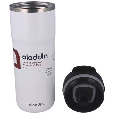 Thermal mug Aladdin Java Leak-Lock 0.47L Snowflake White (10-06646-009)