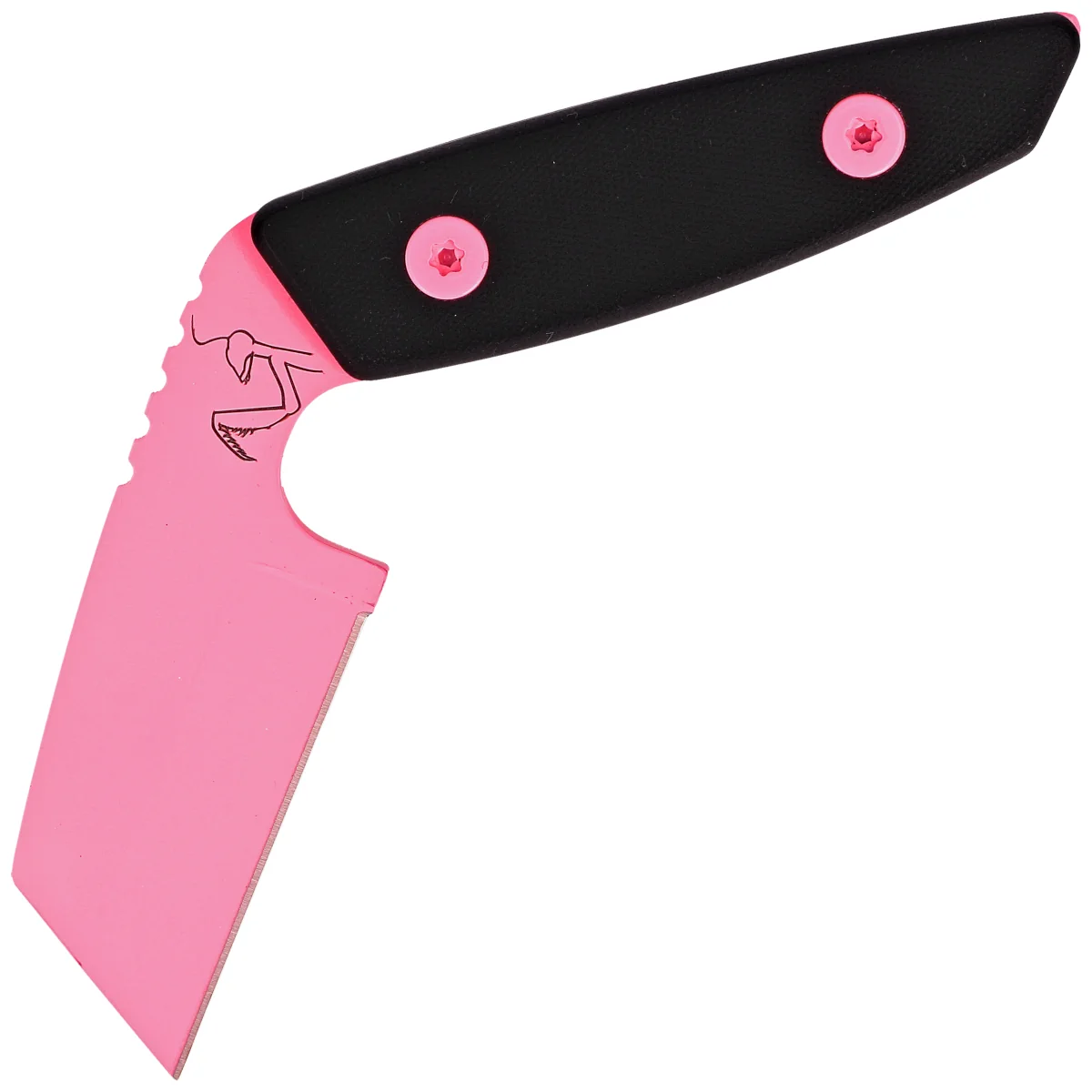 Turq Gear Mantis Black G10 Cubic HW Pink, Cerakote Pink Sleipner