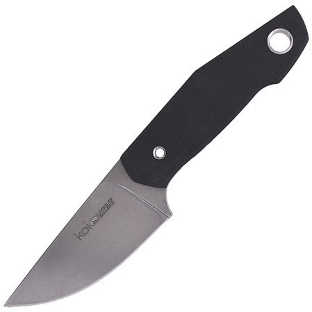 Viper Knife Koi Black G10, Stone Washed N690 by Jesper Voxnæs (VT4009GB)