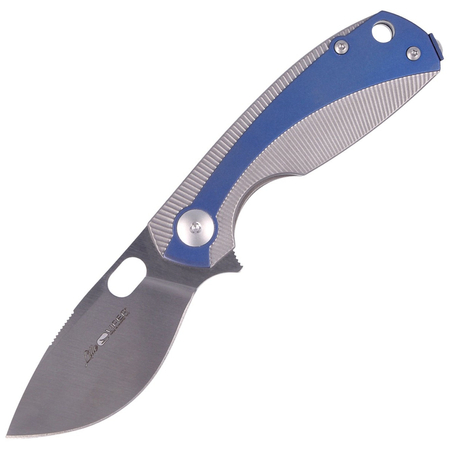 Viper Knife Lille Blue Titanium, Satin by Jesper Voxnæs (V5962TIBL)