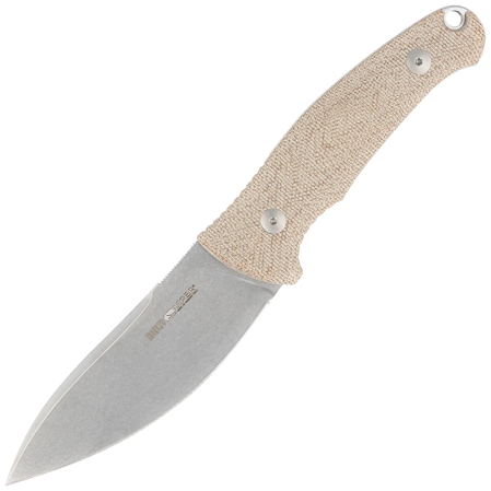 Viper Nordlys Natural Micarta Canvas, Stonewashed N690 by Jens Ansø Knife (VT4044CN)