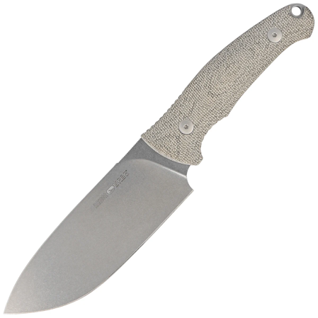 Viper Ranger Green Canvas Micarta, Stonewashed N690 by Jens Anso Knife (VT4054CG)