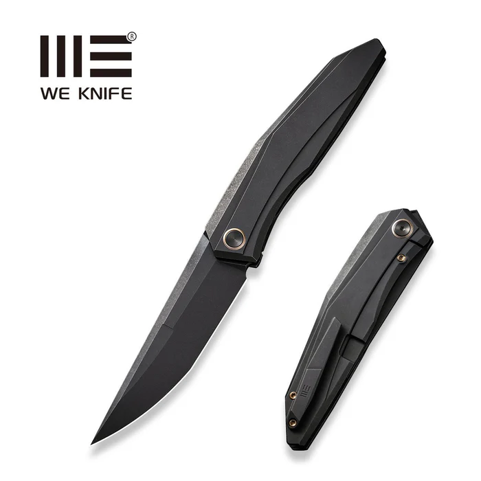 WE Knife Cybernetic LE No 090/205 Black Titanium, Black Stonewashed CPM 20CV (WE22033-1)