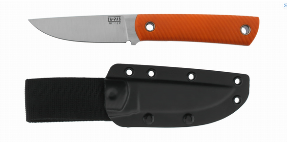 Za-Pas Knife EC95 Orange G10, Satin D2 (EC95-G10-OR)