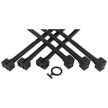 ASP Tri-Fold Restraints Black 6-Pak, Tactical handcuffs (56192)