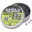 Apolo Premium Pointed .177 / 4.52mm Airgun Pellets, 500psc (E19101-2)