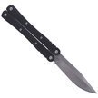 BlackFox Balisong Folding Knife G10 Black, Satin (BF-501)