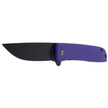CIVIVI Knife Bo Purple G10, Black Stonewashed by Brad Zinker (C20009B-5)