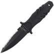 Fox Tactical Elementum Dagger PP+TPE Black, Black Blade (FX-647 S)