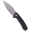 Kubey Knife Black G10, Bead Blasted D2 (KU901E)