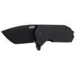 Kubey Knife Campe, Black G10, Dark Stonewashed D2 (KU203J)