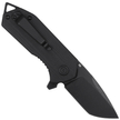 Kubey Knife Campe, Black G10, Dark Stonewashed D2 (KU203J)