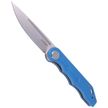 Kubey Knife Mizo, Blue G10, Satin 14C28N by Tiguass (KU2101B)